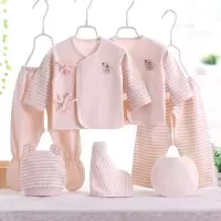 新生儿衣服套装纯棉0-3个月男女宝宝保暖衣服初生儿春秋冬季薄款1