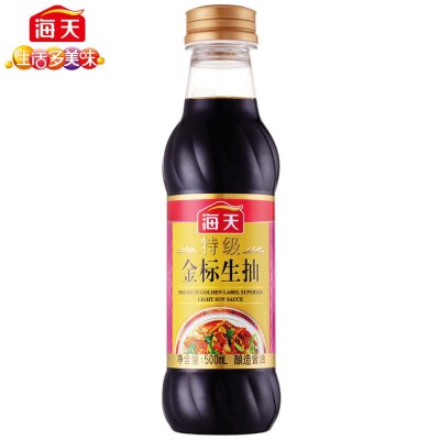 海天特级金标生抽500ml/瓶