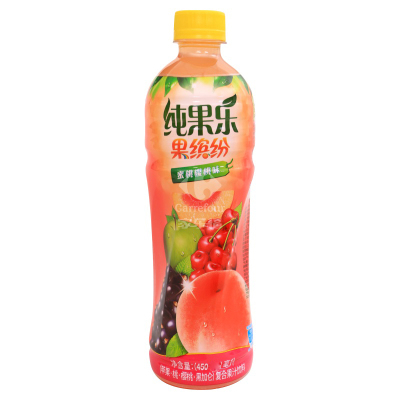 果缤纷蜜桃樱桃美味混合果汁饮料450ml