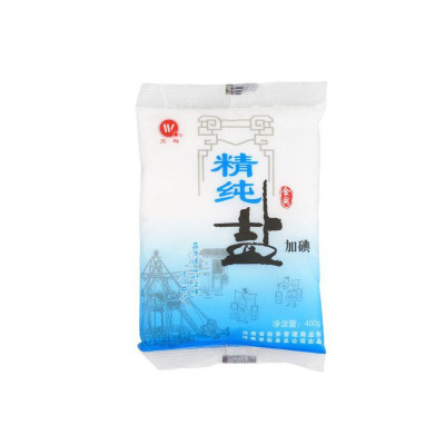 卫群精纯加碘盐400g