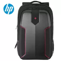 惠普(HP)暗影精灵7硬壳电脑包17.3英寸双肩包大容量游戏电脑背包商务办公电脑包带腰封 防泼溅