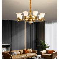 欧式吊灯全铜美式灯具客厅灯2020年新款大厅餐厅灯卧室现代简约R