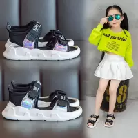 女童凉鞋2020新款夏天儿童小公主沙滩鞋中大童宝宝鞋软底童凉鞋