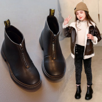 女童马丁靴儿童靴子2020春秋季新款小女孩短靴软底宝宝英伦风皮靴
