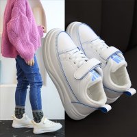 儿童棉鞋女童冬季2021新款儿童休闲运动鞋加绒款男童小白鞋二棉鞋