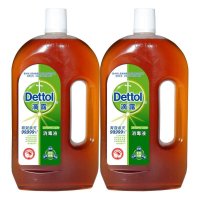 滴露(Dettol)消毒液1.2L×2瓶家居杀菌衣物清洁家用除菌液消毒水玩具洗衣机用杀灭螨虫、除螨