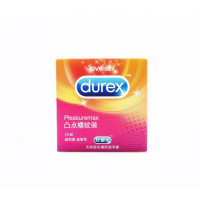 杜蕾斯(Durex)避孕套 凸点螺纹3只装 标准款 安全套套 男用成人情趣计生用品byt