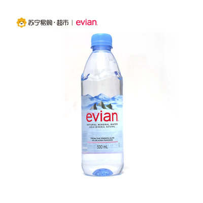 依云天然矿泉水500ml/瓶.