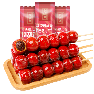 全福德 红枣蔓越莓糖葫芦75g