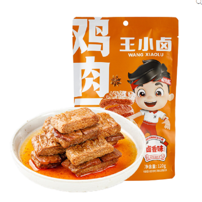 王小卤 鸡肉豆腩(卤香味)120g/袋
