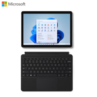 [配原装典雅黑键盘盖]微软Surface Go3 10.5英寸 二合一平板电脑 亮铂金 酷睿i3 8G 256G 学生平板 办公笔记本电脑