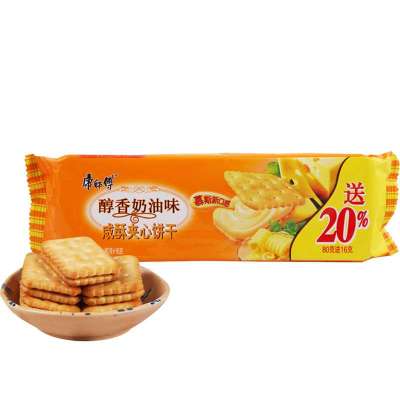 康师傅 咸酥夹心饼干(醇香奶油味)80g/袋