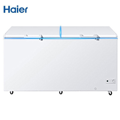 海尔(Haier)BC/BD-830HCZ冰柜 830升商用大容量冰柜 卧式单温一室冷藏冷冻转换冷柜 超市专用顶开门带脚