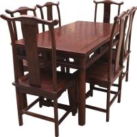 餐桌椅组合实木 中式长方形餐桌吃饭桌子家用