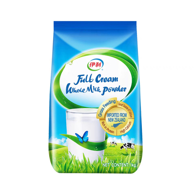 伊利 新西兰原装进口全脂奶粉1000克 成人奶粉 新老包装随机发货