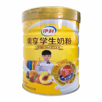 伊利果享学生奶粉(6岁以上儿童适用)富含DHA 果粉 青少年早餐 冲饮 900克罐装