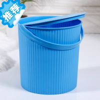 三维工匠水桶可坐塑料桶带盖凳子收纳水桶洗车钓鱼桶垃圾桶储物桶幼儿园桶 [加厚特大号]坐高30厘米蓝色