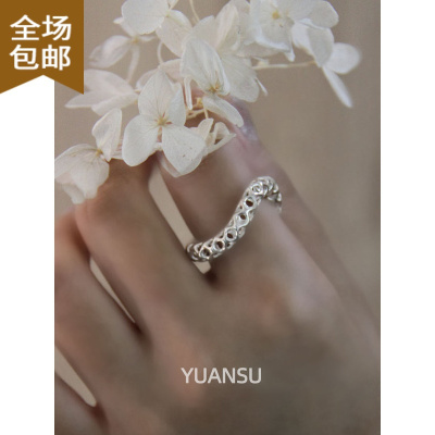 Chunmi原创《爱无限》情侣戒指一对银银设计师情侣款男女情人节礼物