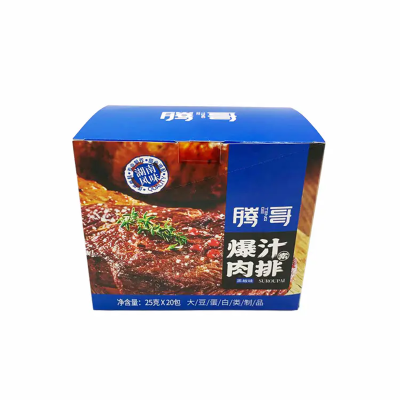 腾哥爆汁素肉排黑椒味25g