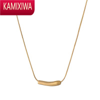 KAMIXIWA2022轻奢小众设计感高级钛钢不掉色项链女夏锁骨链2021年新款网红