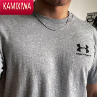 KAMIXIWA美式男士运动健身篮球不褪色钛钢项链嘻哈潮流素链简约百搭卫衣链