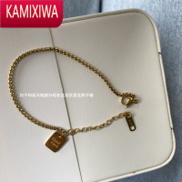 KAMIXIWA别样K61轻奢小众时尚ins潮流时髦高级钛钢镀金不掉色手链女