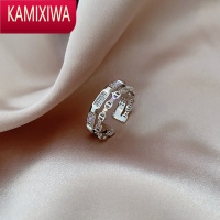 KAMIXIWA镂空开口可调节食指戒指女时尚个性高级感小众设计指环网红尾戒