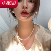 KAMIXIWAins博主fever小众设计感施华珍珠项链女精致网红轻奢锁骨链