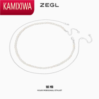 KAMIXIWA高级感淡水珍珠项链女轻奢小众颈链双层叠戴锁骨链2022年新款