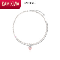 KAMIXIWA设计师草莓季人造珍珠项链女2022年新款轻奢小众锁骨颈链