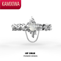 KAMIXIWA手镯小众设计高级白玛瑙个性不撞款Y2K情侣手链手环节日礼物