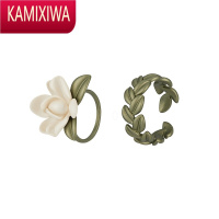 KAMIXIWA以花之名组合戒指小众设计款新款