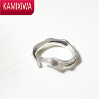 KAMIXIWA《万物生长》小众设计银随行戒指女时尚个性单身尾戒简约开口戒