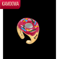 KAMIXIWA嘻哈潮牌小鬼王琳凯甜甜圈戒指男女情侣款对戒