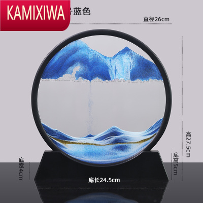 KAMIXIWA轻奢创意流沙画摆件艺术沙漏客厅办公室电视柜酒柜居装饰品