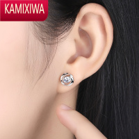 KAMIXIWA银耳钉女2021年新款潮耳饰小众设计高级耳环520礼物送女友