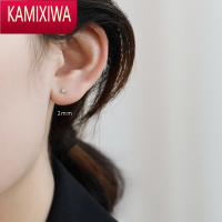 KAMIXIWA999银耳钉女夏季睡觉免摘养耳洞耳饰小众耳骨耳环2021年新款潮