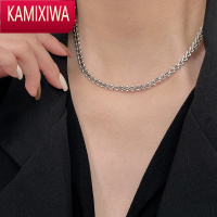 KAMIXIWA芯予s银独特许愿骨项链女高级设计感冷淡风龙骨重工锁骨链潮