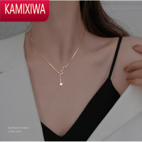 KAMIXIWAs银项链女北斗七星轻奢高级设计感锁骨链2022年新款气质配饰