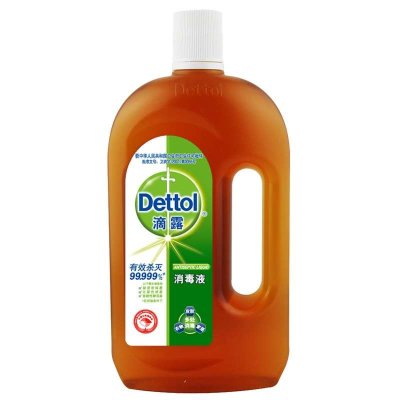 滴露 (Dettol) 消毒液750ml杀菌除螨 家居室内 宠物环境消毒 儿童宝宝内衣 衣物除菌剂