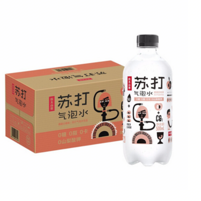 农夫山泉苏打气泡水饮品拂晓白桃味500ml