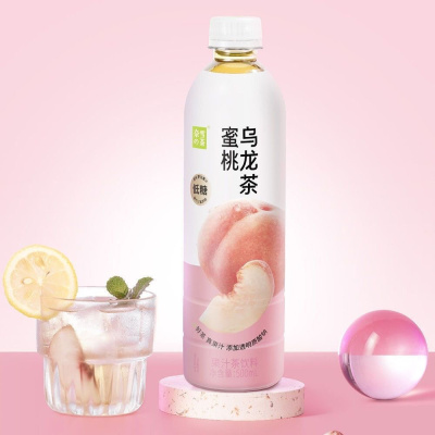 奈雪蜜桃乌龙茶果汁茶饮料500ml