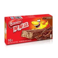 雀巢(Nestle)呈真 巧克力味 仙气威化 饼干 脆脆鲨升级版 休闲零食 独立包装272g