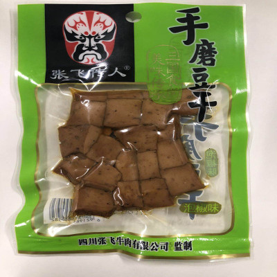 张飞传人手磨豆干泡椒味60g