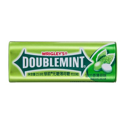 绿箭(DOUBLEMINT) 糖果 留兰香薄荷味35粒23.8g