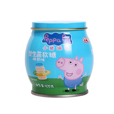 小猪佩奇佩琪(peppapig)105g益生菌软糖酸奶味儿童零食礼物