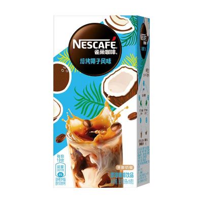 雀巢咖啡(NESCAFE)特调果萃系列 焙烤椰子风味即溶咖啡饮品95g(5条*19克)