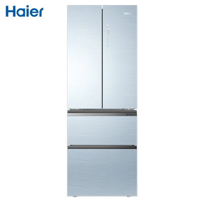 海尔(Haier)332升 法式多门冰箱 变频1级能效 阻氧干湿分储 风冷无霜 BCD-332WFCL