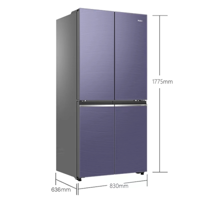 海尔(Haier)475升十字对开门嵌入冰箱 阻氧干湿分储 全温区变温 超净系统 BCD-475WGHTD79N1U1
