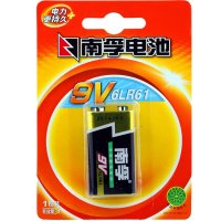 南孚碱性电池 9v1粒装 6LR61-1B/9V